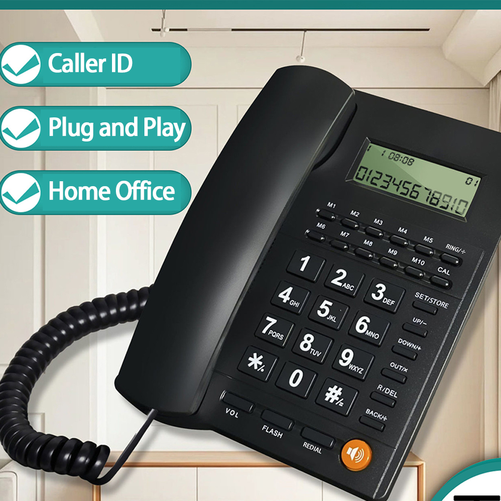 Home Office Call Center - New Landline Telephone Desktop Telephone Fixed