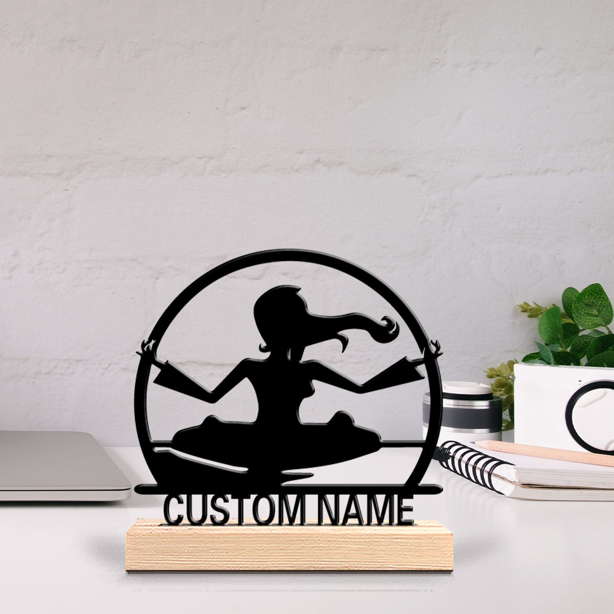 Home Office Art - 1pc Cartoon Personalized Custom Princess Spooky