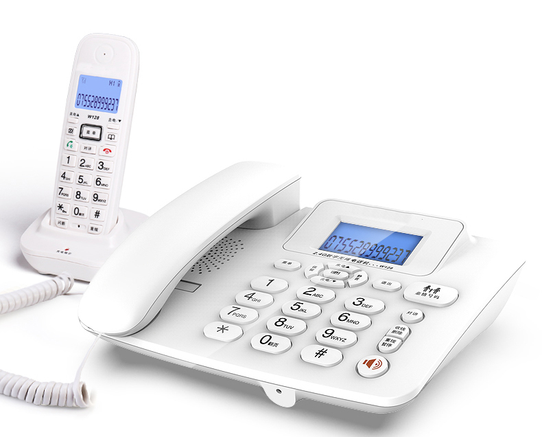 Home Office Call Center - Wireless Telephone 1-4 handstes cordless Answering