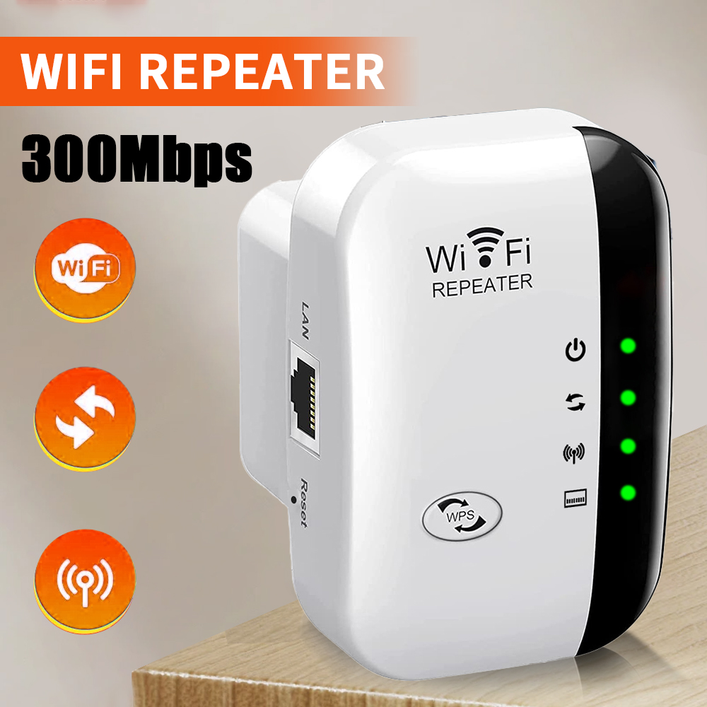 Home Office Studio - High-Performance 300Mbps WiFi Extender & Signal