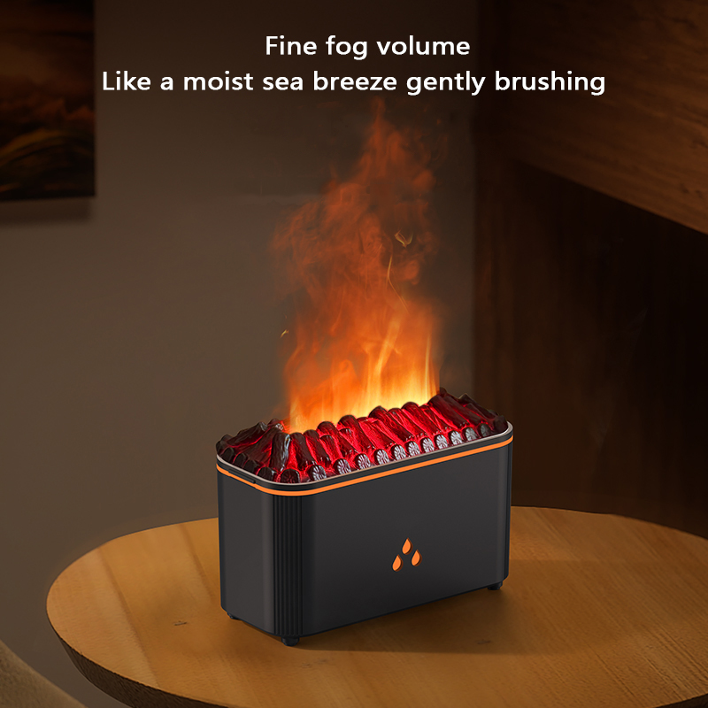 Home Office Simulator - Safe Flame Simulation Essential Oil Diffuser