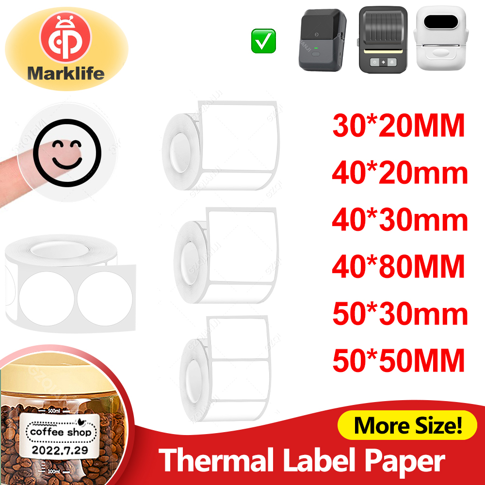 Label Maker Machine - Thermal Label Sticker Marklife Self-Adhesive Paper