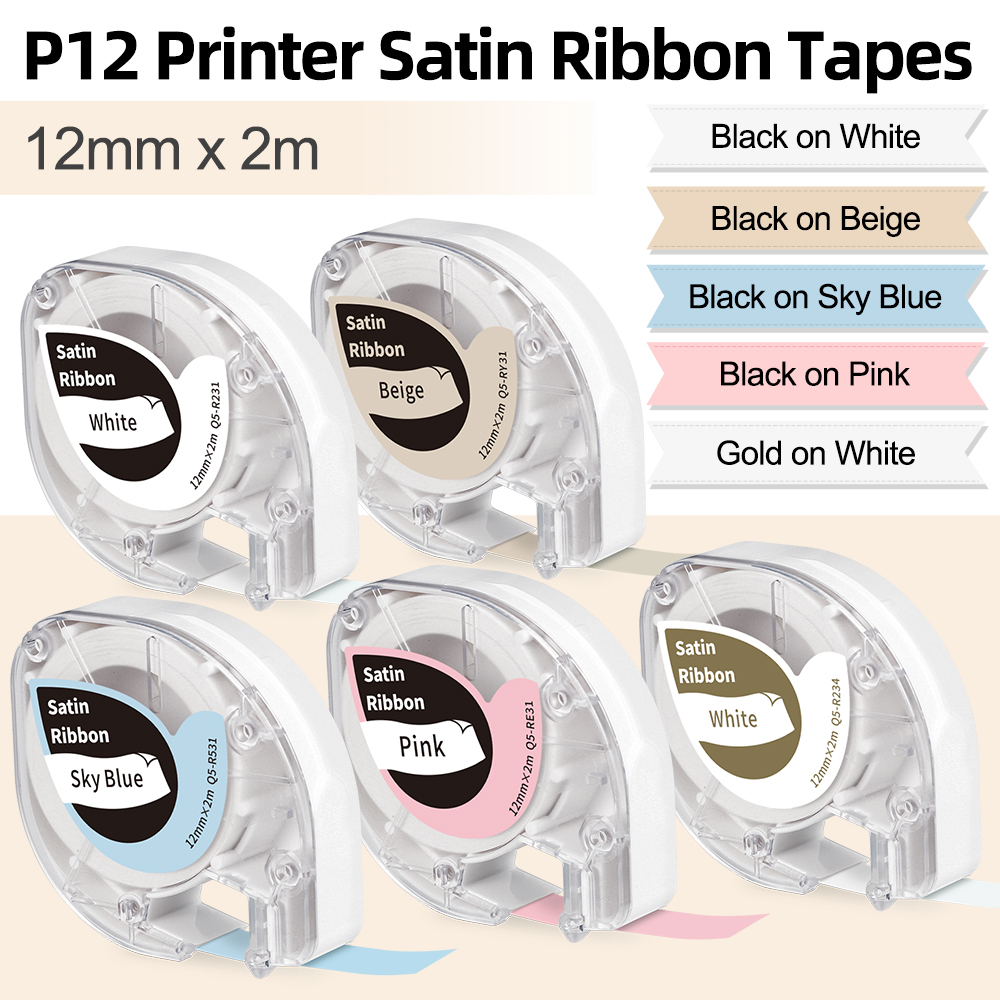 Label Maker Machine - Phomemo Stain Ribbon Tape 12mmx2m Label