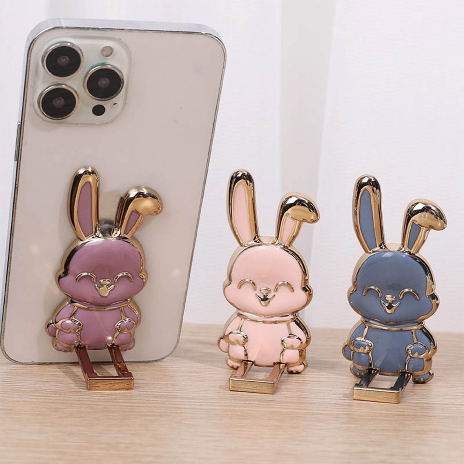 Home Office Call Center - ‌Foldable Bunny Phone Stand Universal Portable