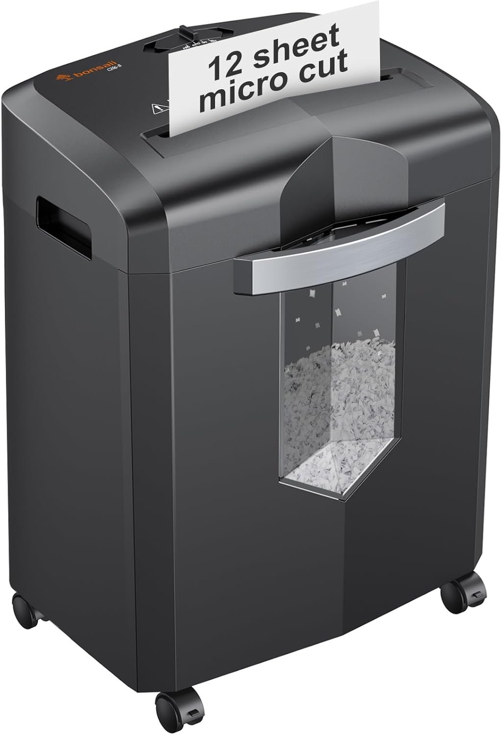 Paper Shredder Micro - 12-Sheet Micro Cut Shredder for Home