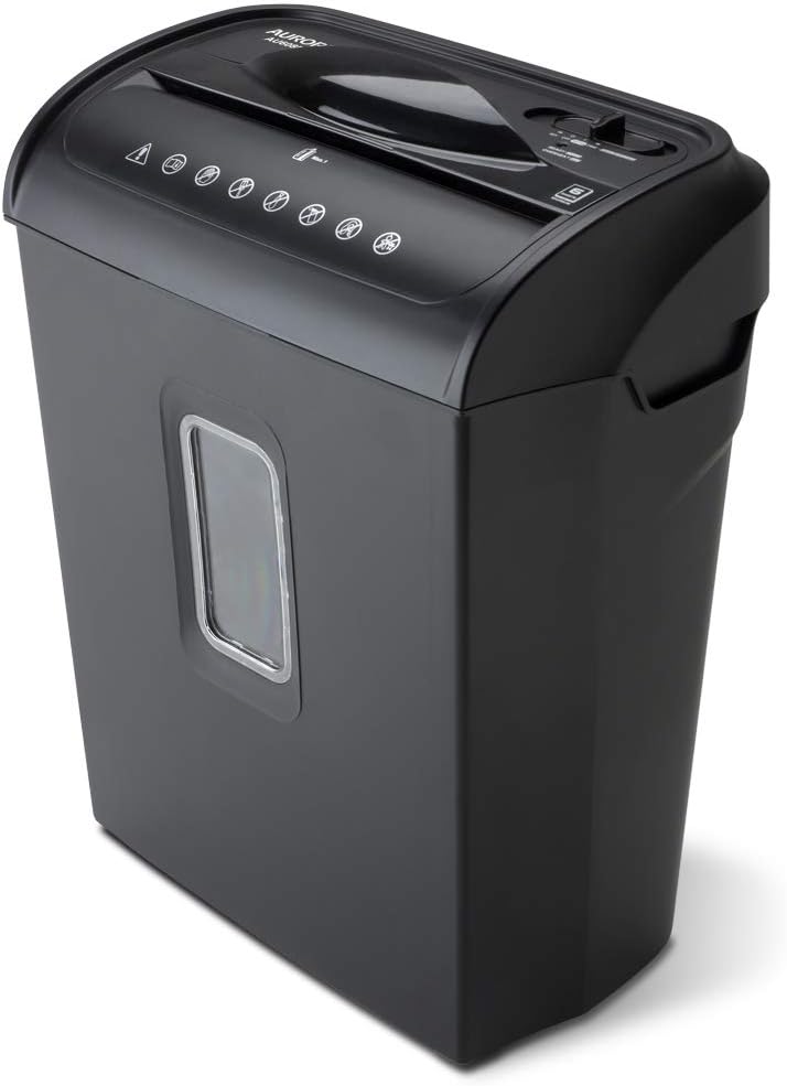 Paper Shredder Micro - Micro-Cut Paper Shredder, 6-Sheet High-Security P-4,
