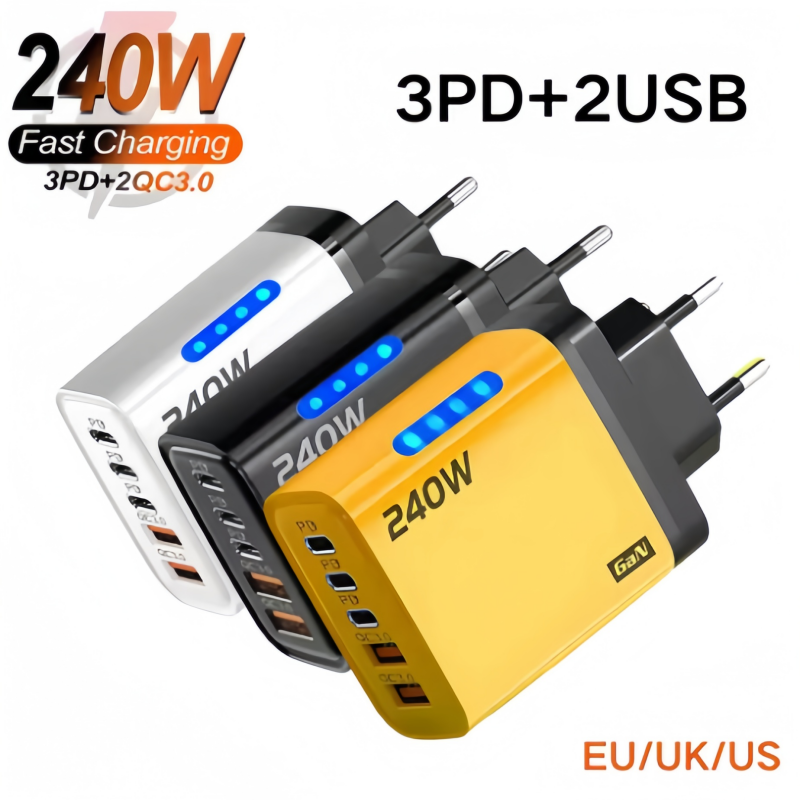 Home Office Call Center - EU/US/UK Plug Travel Charger Global USB