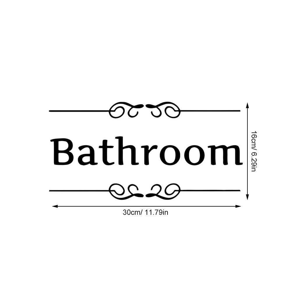 4Pcs Bathroom Wall Stickers To - English Home Office recensione e prezzo