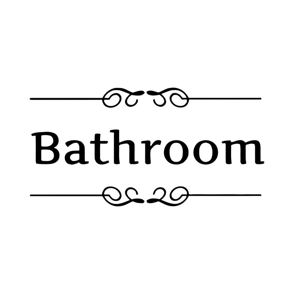 4Pcs Bathroom Wall Stickers To - English Home Office recensione e prezzo