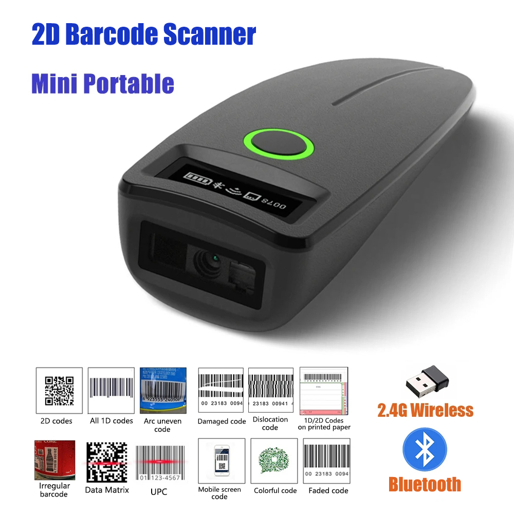 2D Barcode Scanner W7 Mini Wir - Document Scanner Portable recensione e prezzo