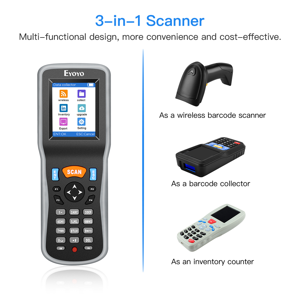 Eyoyo 1D Wireless Barcode Scan - Document Scanner Portable recensione e prezzo