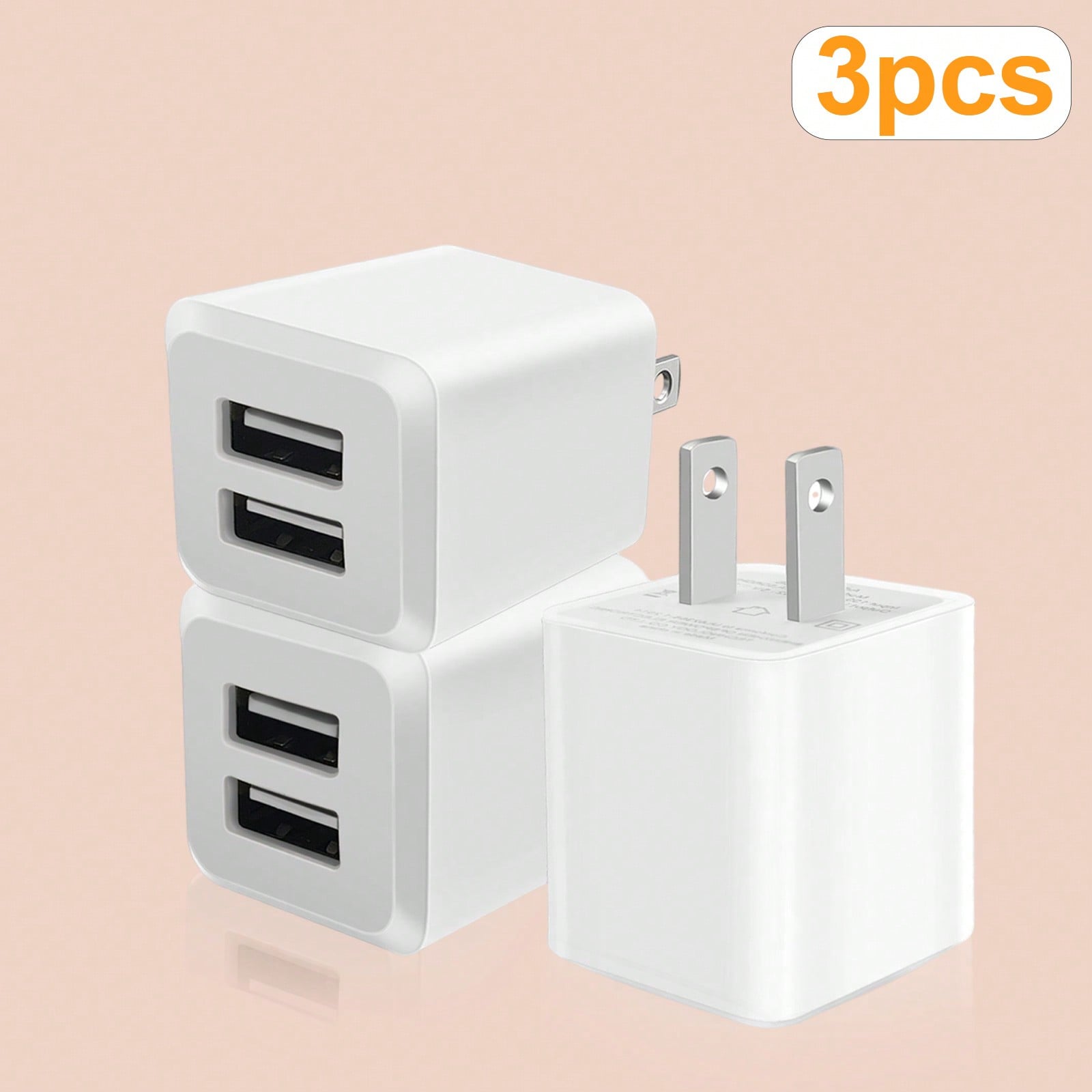White US Plug Dual Port Fast C - Home Office Call Center recensione e prezzo