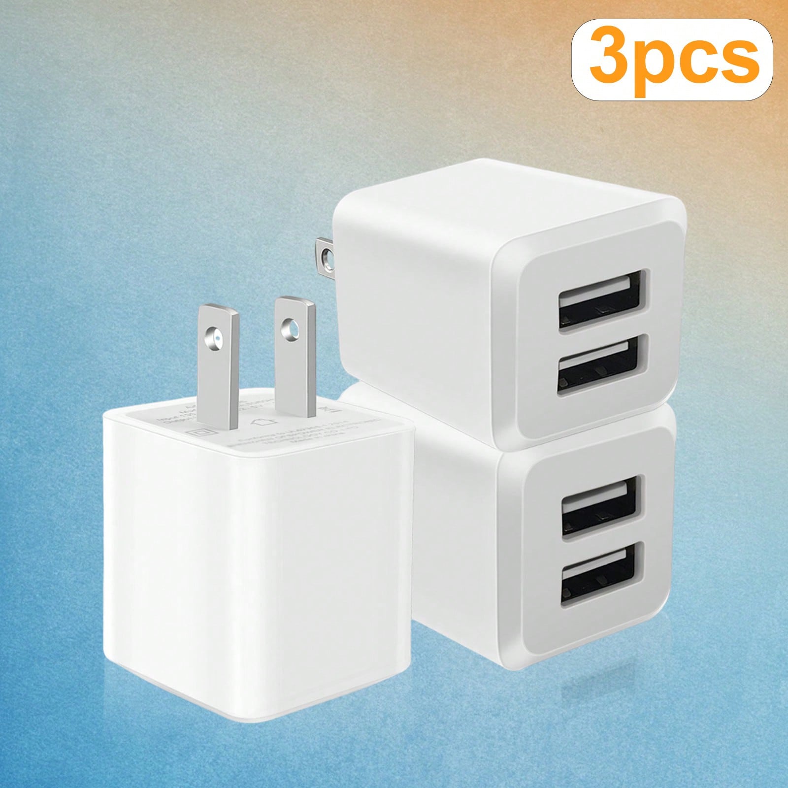 White US Plug Dual Port Fast C - Home Office Call Center recensione e prezzo