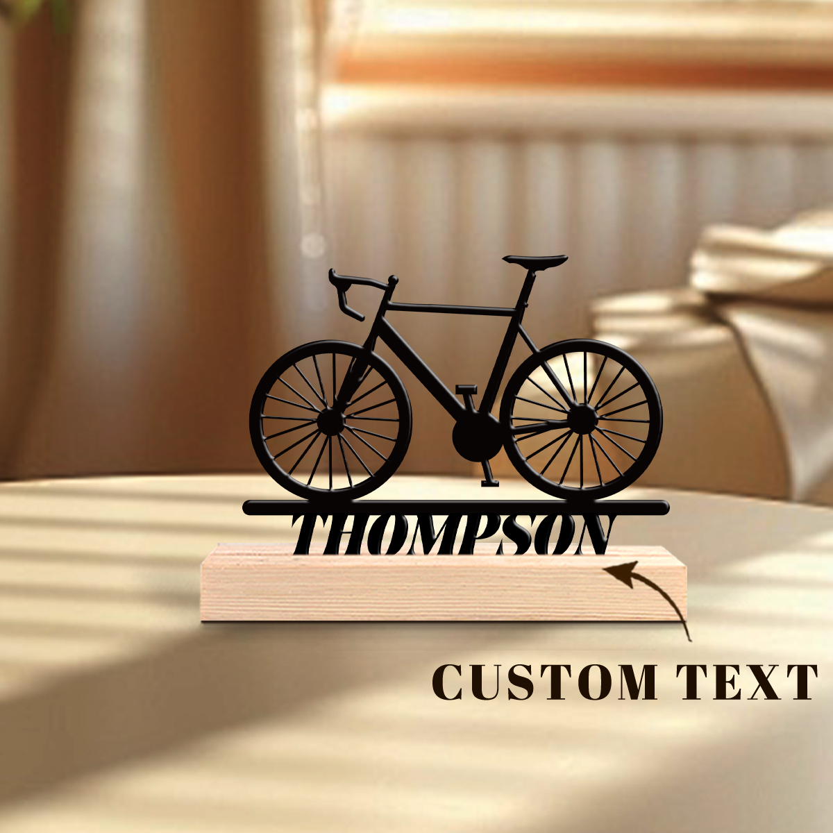 1Pc Csutom Mountain Bike Woode - Home Office Art recensione e prezzo
