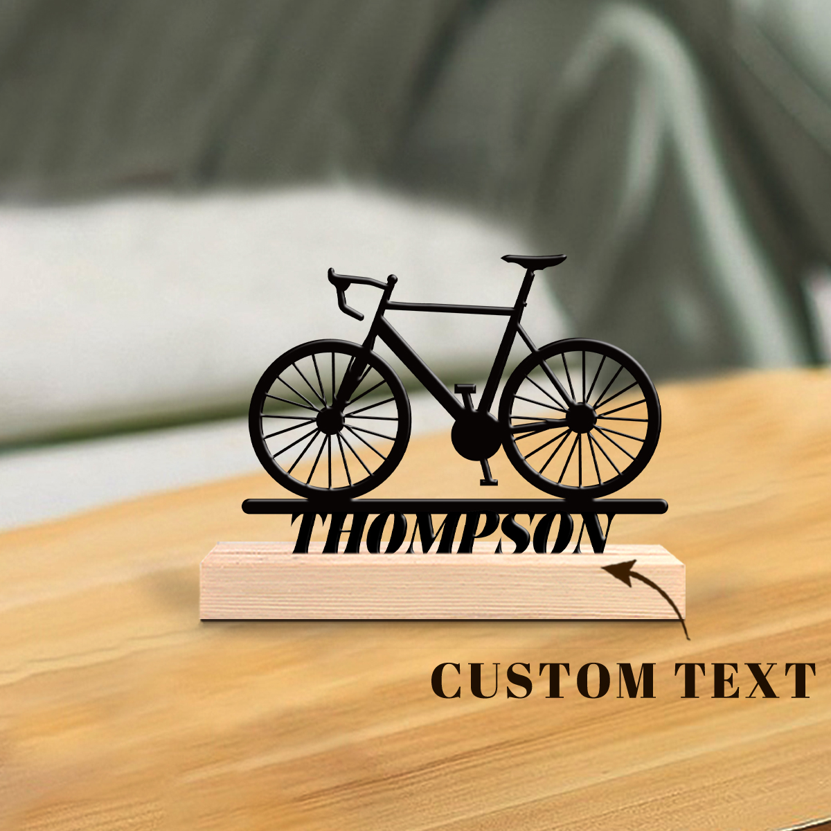 1Pc Csutom Mountain Bike Woode - Home Office Art recensione e prezzo