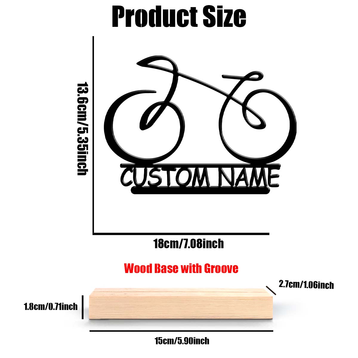 1Pc Csutom Name Modern Line Bi - Home Office Art recensione e prezzo