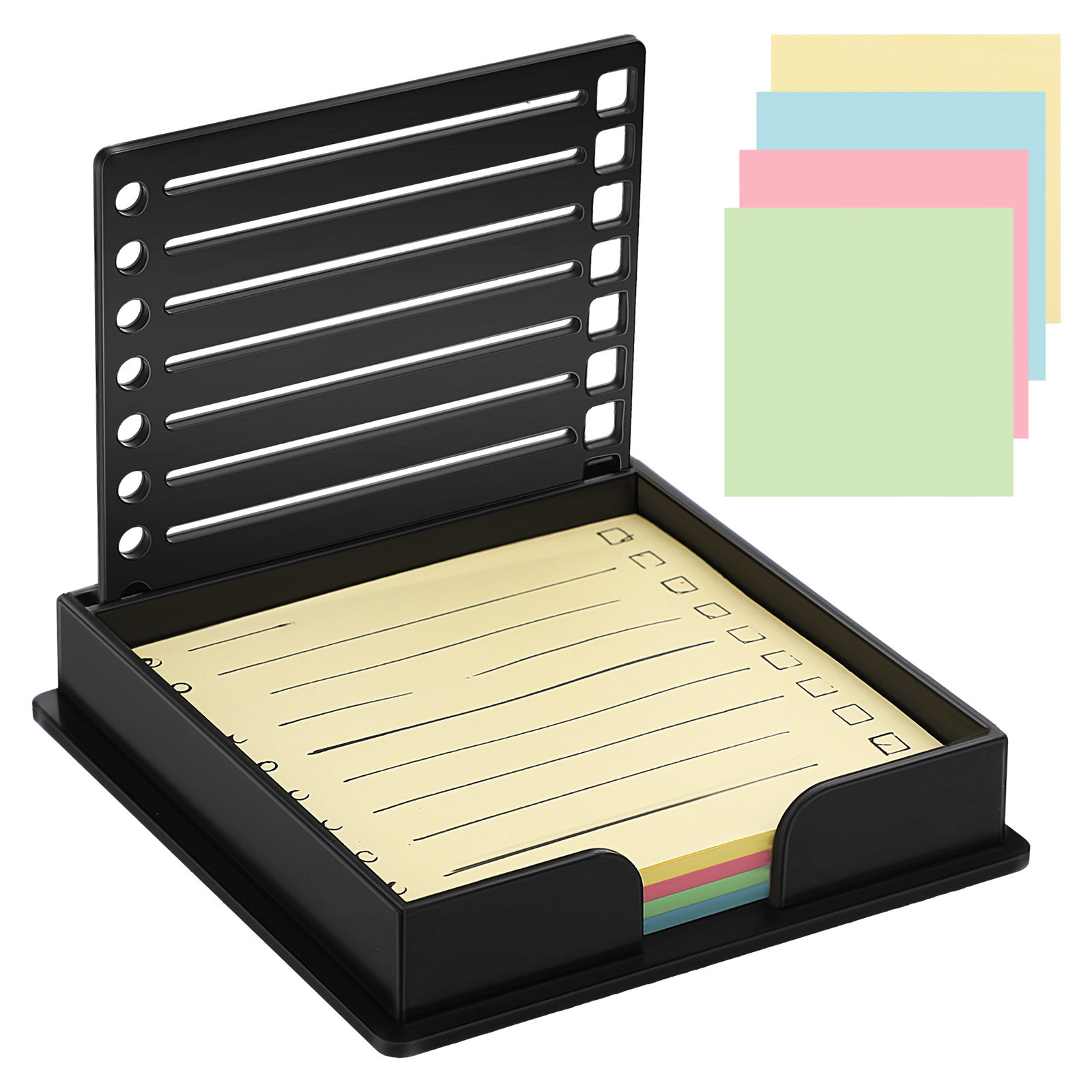 1Set Memo Note Template Holder - Sticky Note Dispenser recensione e prezzo