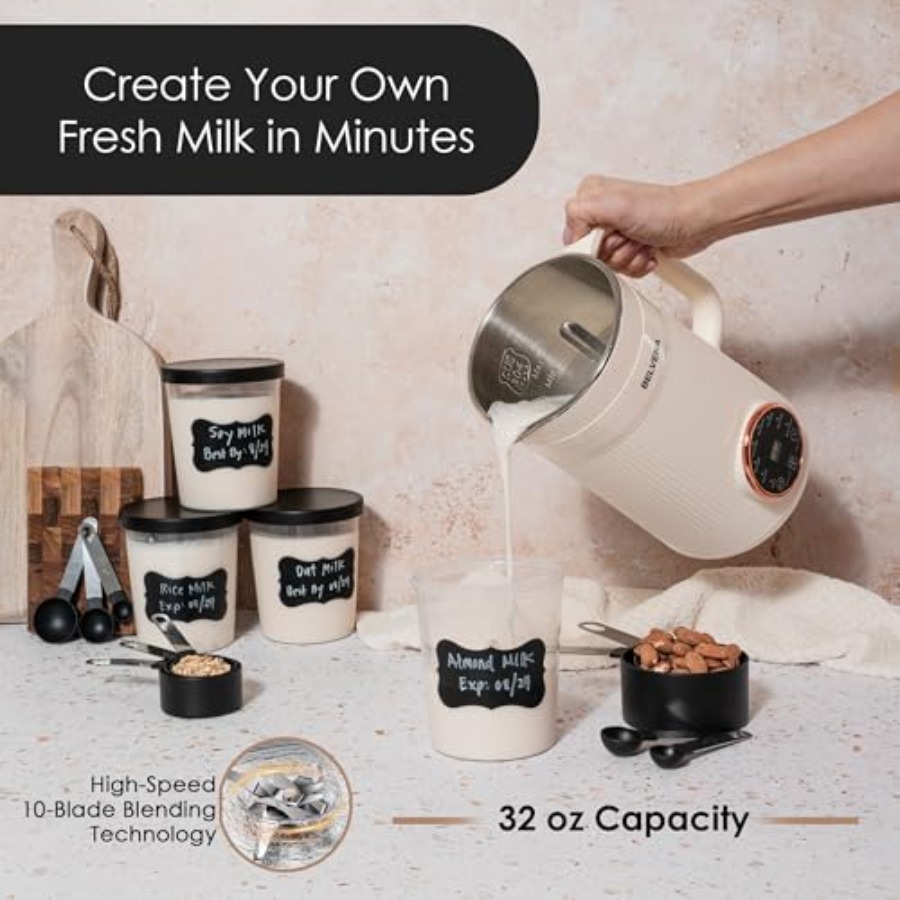 All-In-One Bundle Nut Milk Mak - Label Maker Machine recensione e prezzo