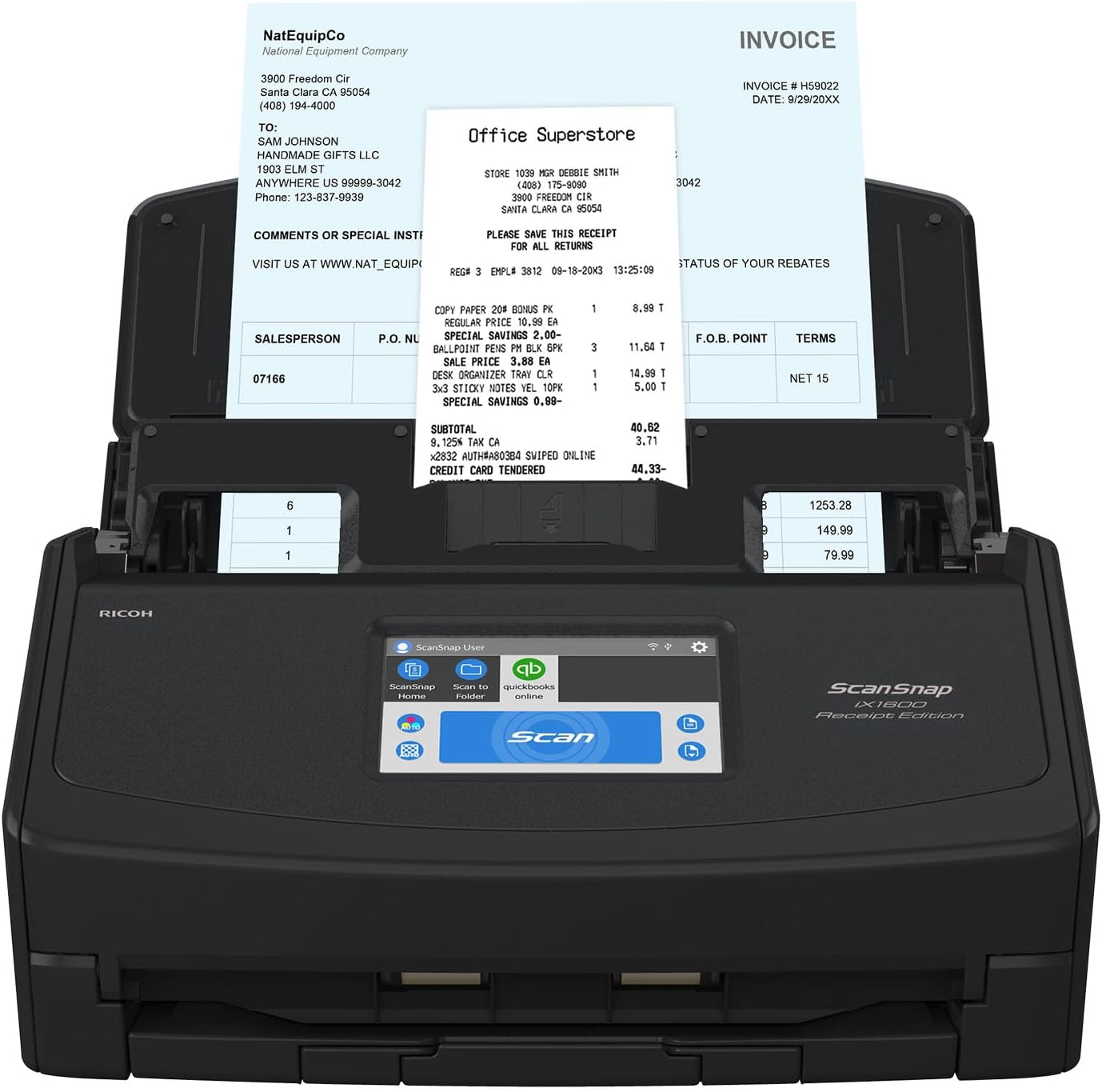 YINZAM Fujitsu IX500,IX1600 Ph - Document Scanner Portable recensione e prezzo