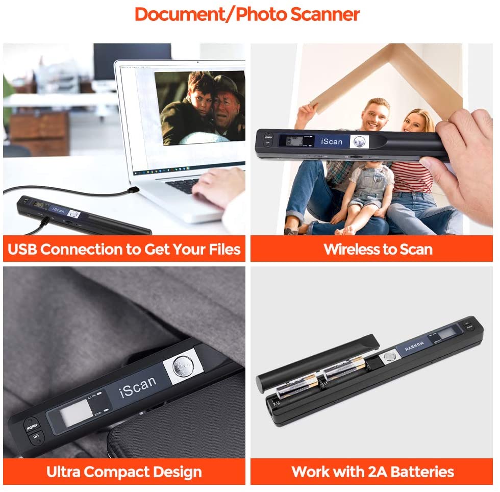 Portable iScan Handheld Scanne - Document Scanner Portable recensione e prezzo