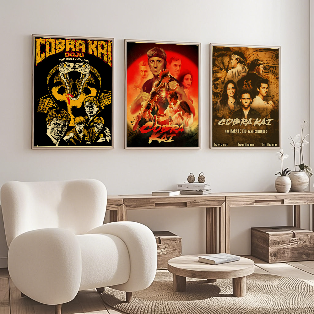 C-Cobra Kai Vintage Tv Series  - Home Office And Tv Room Ideas recensione e prezzo