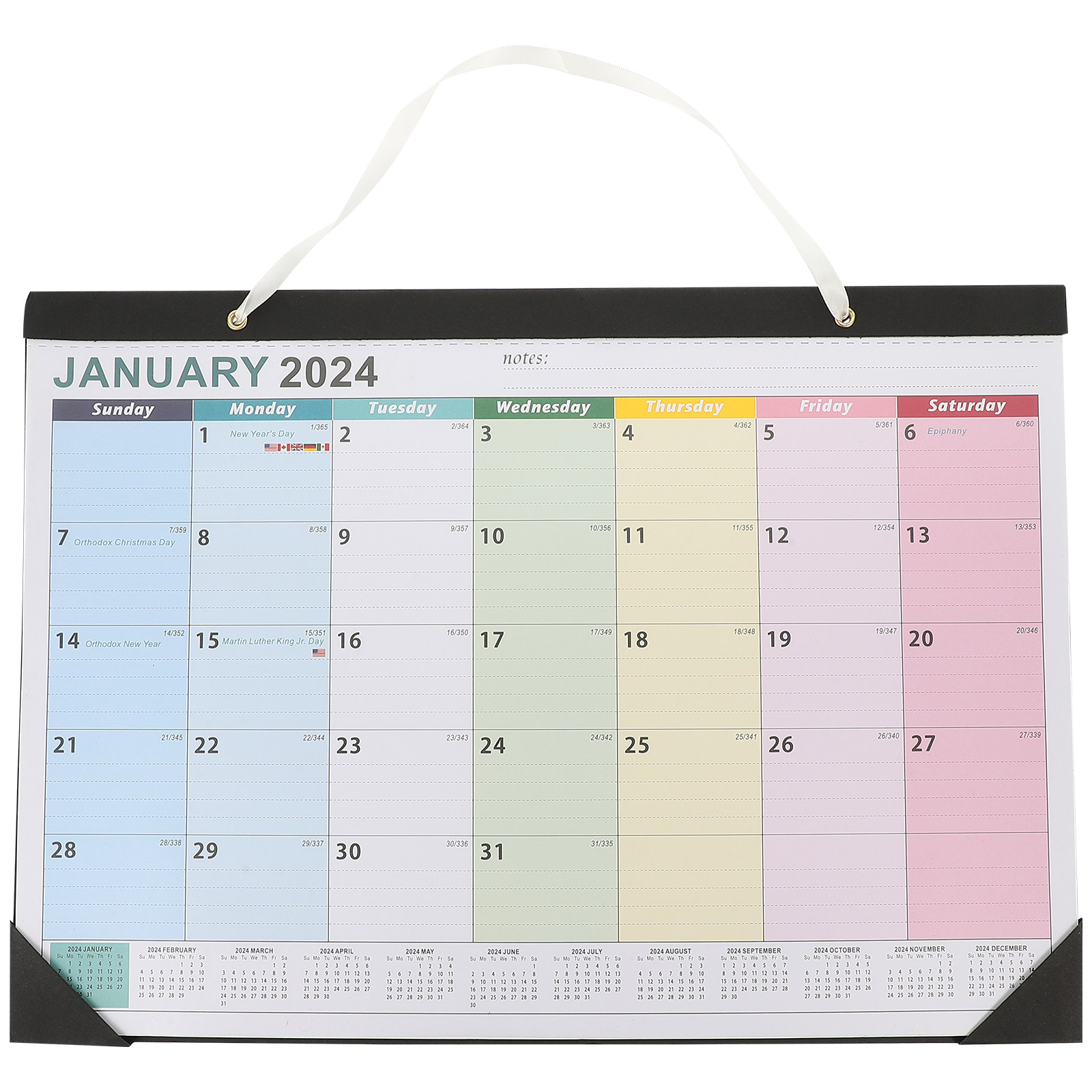 English Wall Calendar Thick Pa - English Home Office recensione e prezzo
