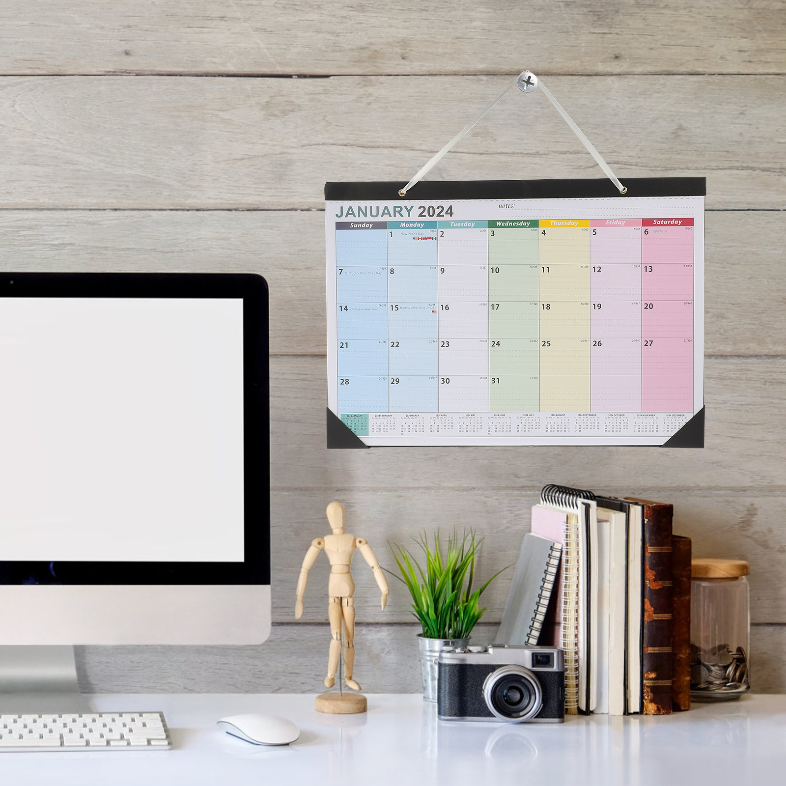 English Wall Calendar Thick Pa - English Home Office recensione e prezzo