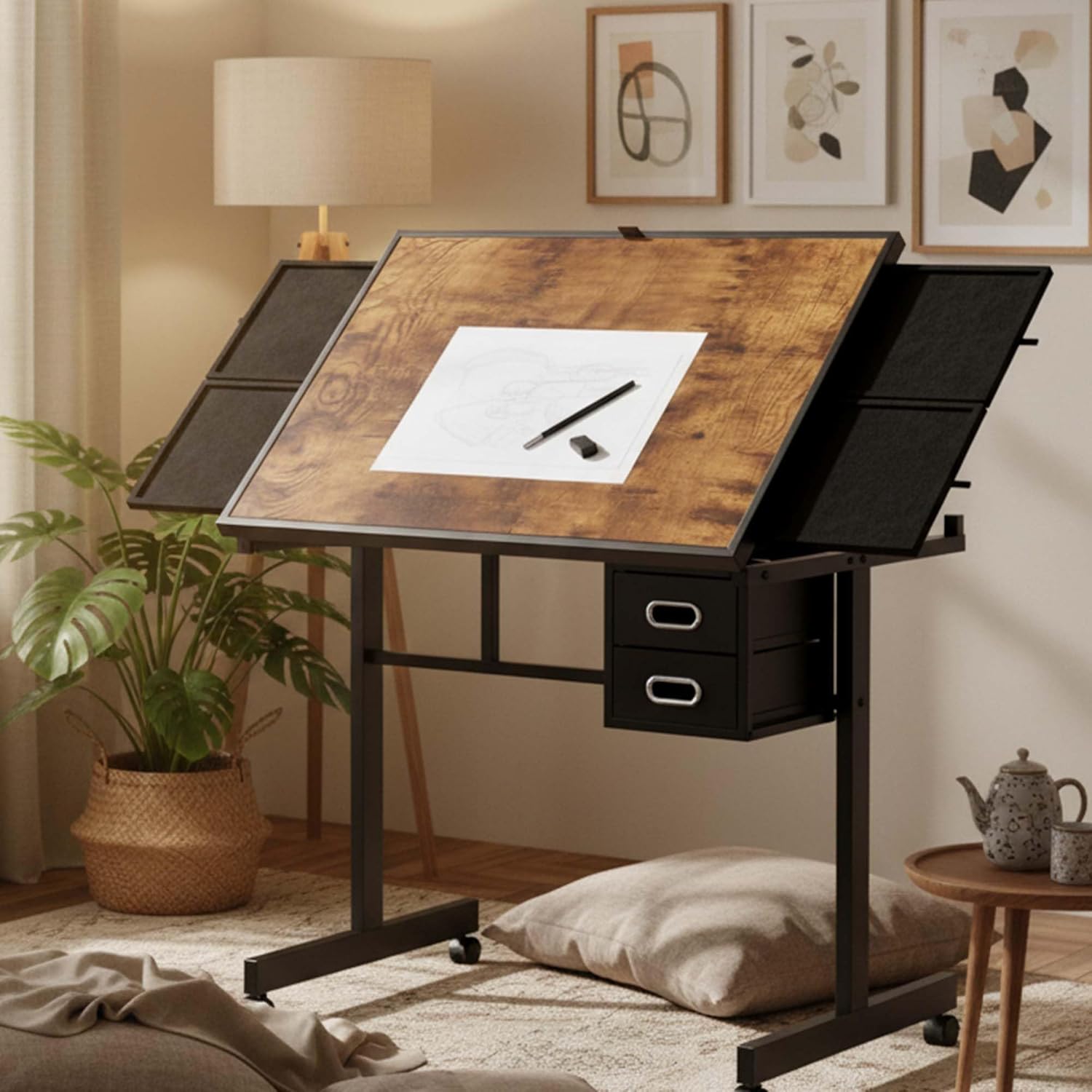 Adjustable Drafting Table with - Home Office Studio recensione e prezzo