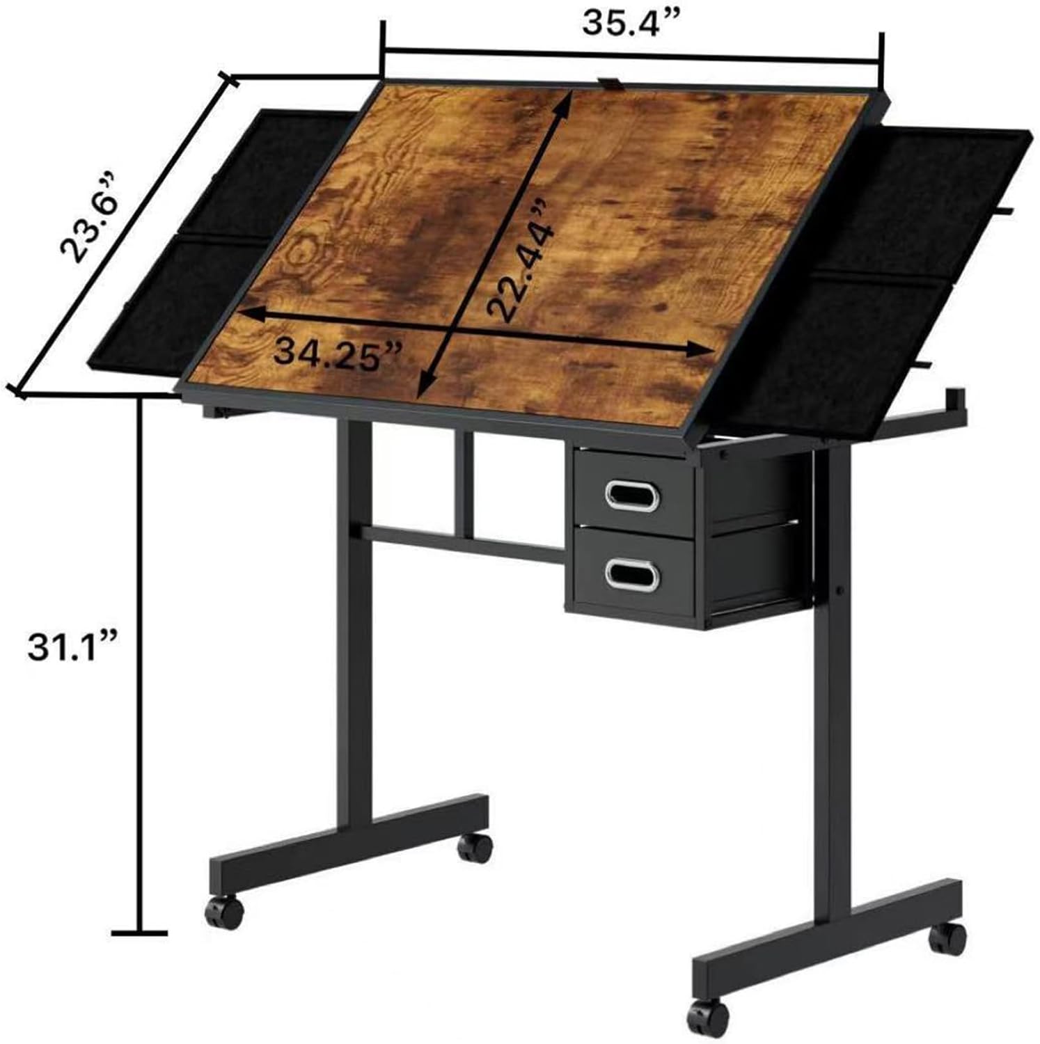 Adjustable Drafting Table with - Home Office Studio recensione e prezzo