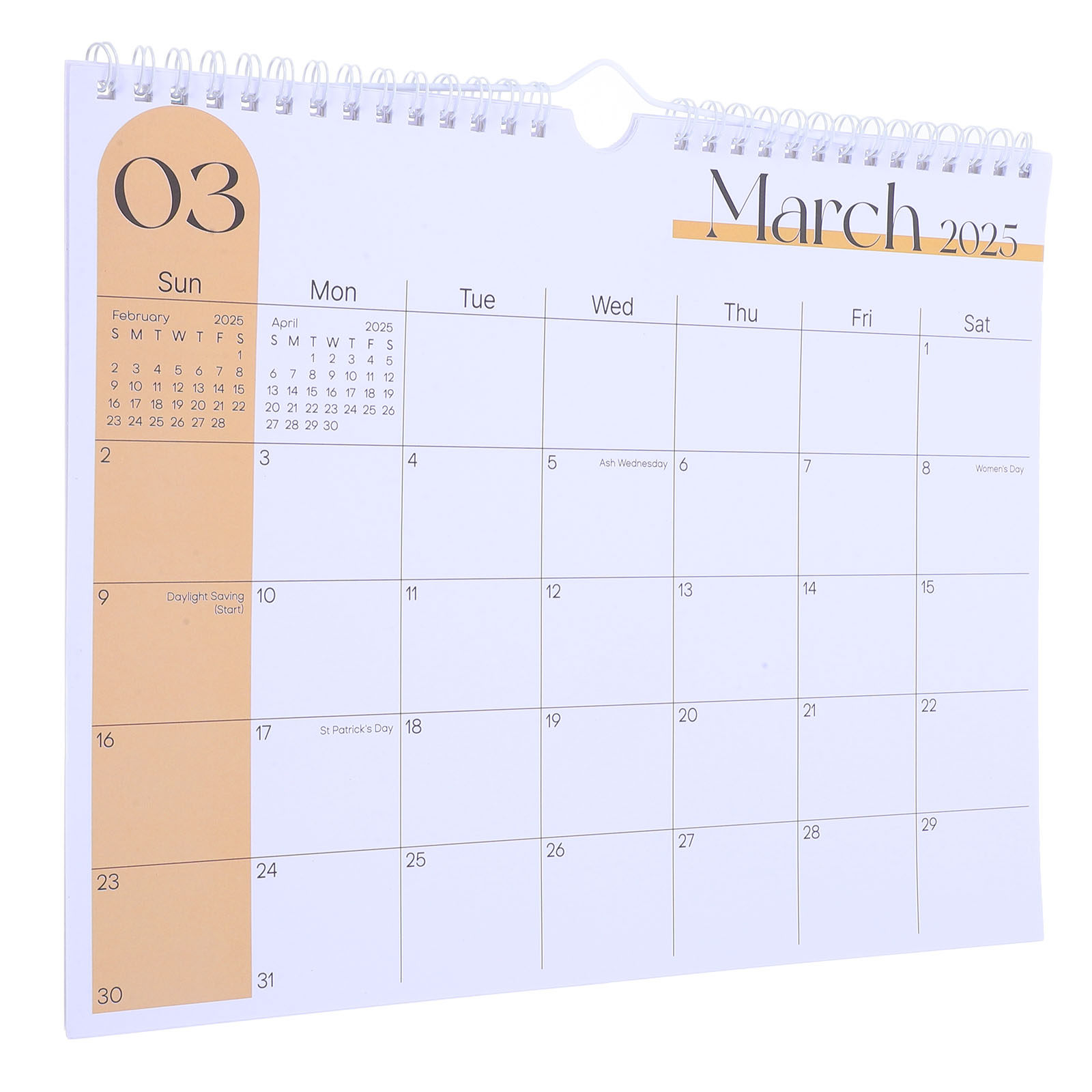 2025 Hanging Calendar 12 Month - English Home Office recensione e prezzo