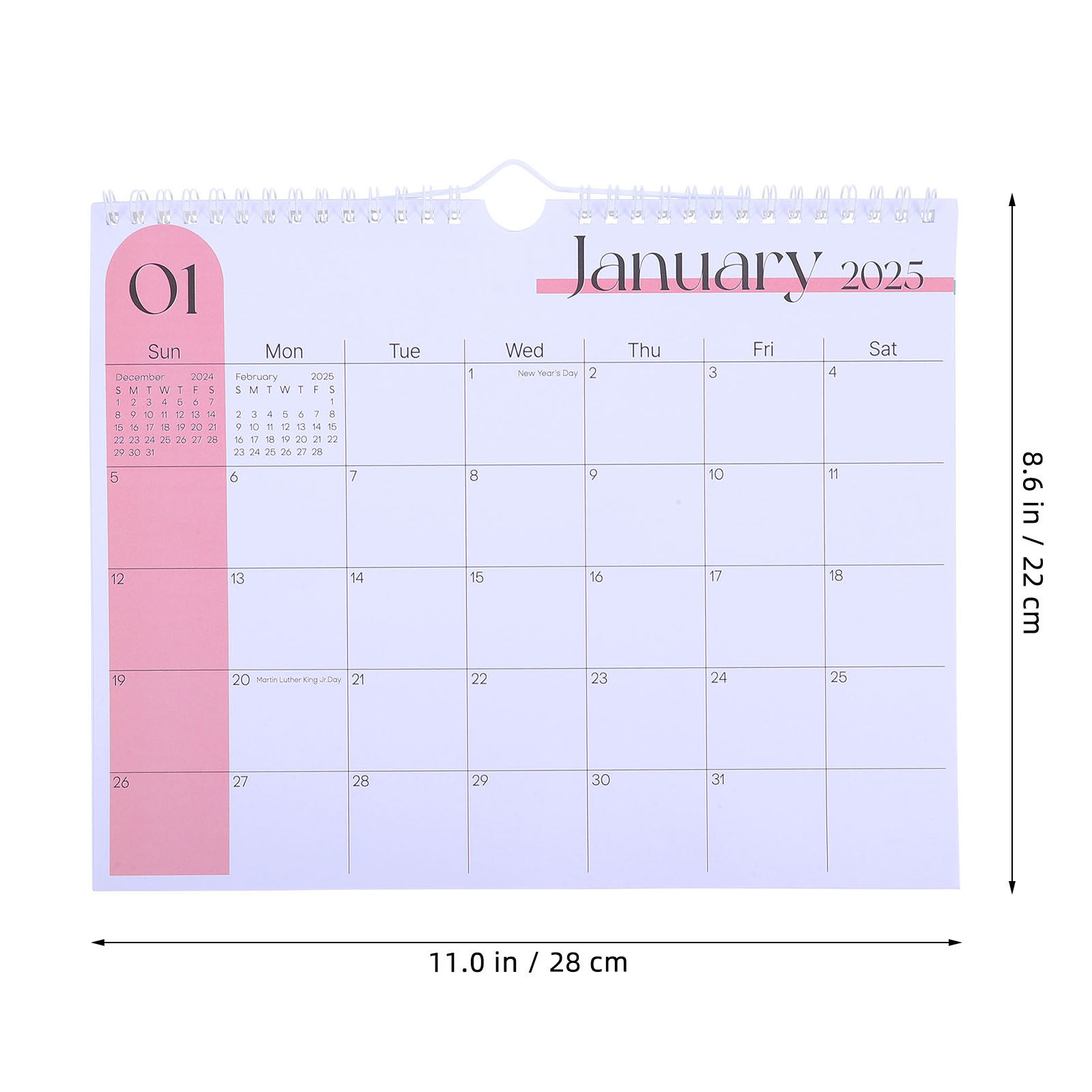 2025 Hanging Calendar 12 Month - English Home Office recensione e prezzo