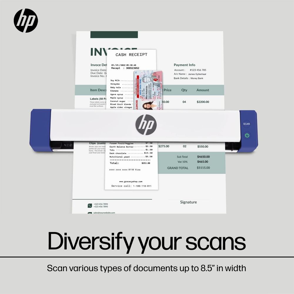 Small USB Document & Photo Sca - Document Scanner Portable recensione e prezzo