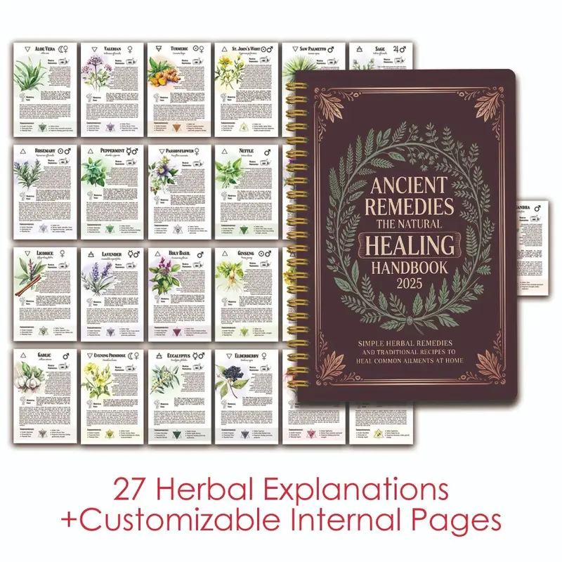 Natural Remedies Handbook with - English Home Office recensione e prezzo