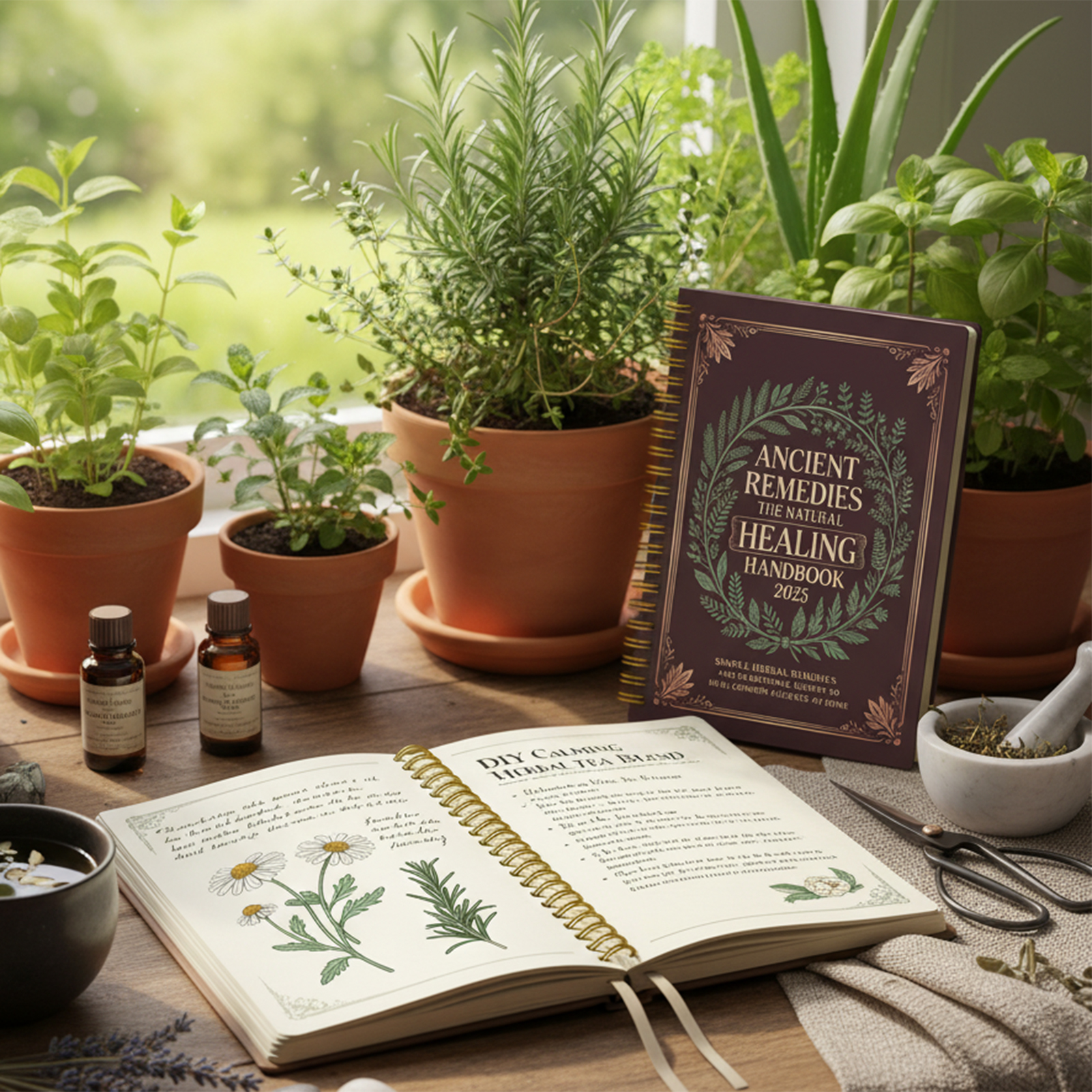 Natural Remedies Handbook with - English Home Office recensione e prezzo