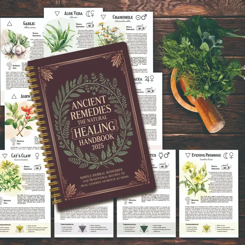 Natural Remedies Handbook with - English Home Office recensione e prezzo