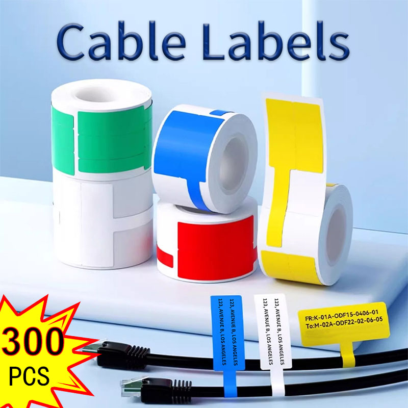 100/300pcs Cable Labels Sticke - Label Maker Machine recensione e prezzo