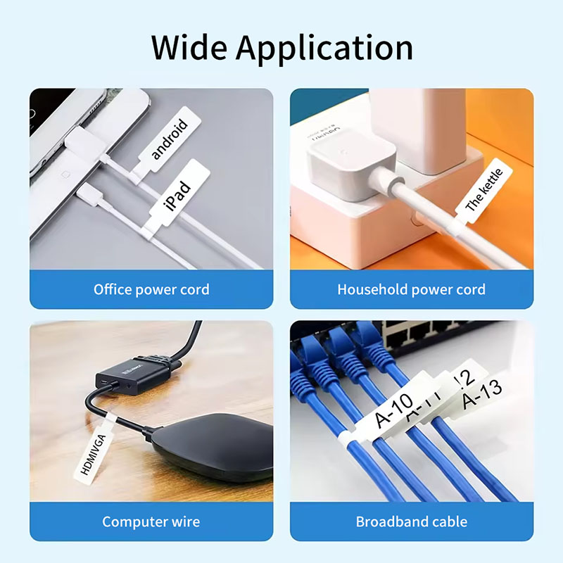 100/300pcs Cable Labels Sticke - Label Maker Machine recensione e prezzo