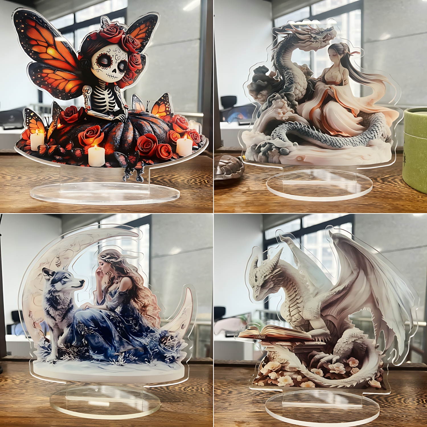 Fairy Statue,2D Flat Acrylic P - Home Office Studio recensione e prezzo