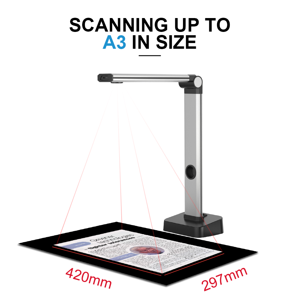 JOYUSING  L14 14MP HD Book & D - Document Scanner Portable recensione e prezzo