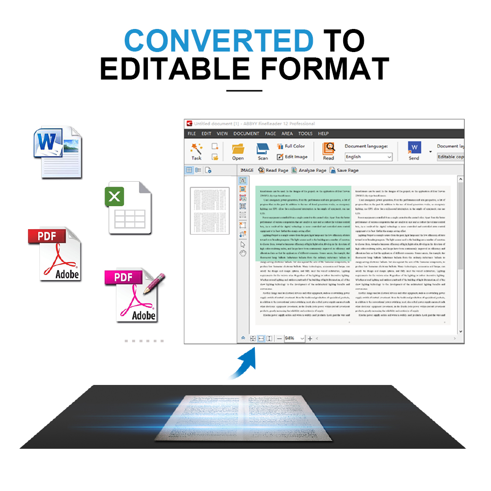 JOYUSING  L14 14MP HD Book & D - Document Scanner Portable recensione e prezzo