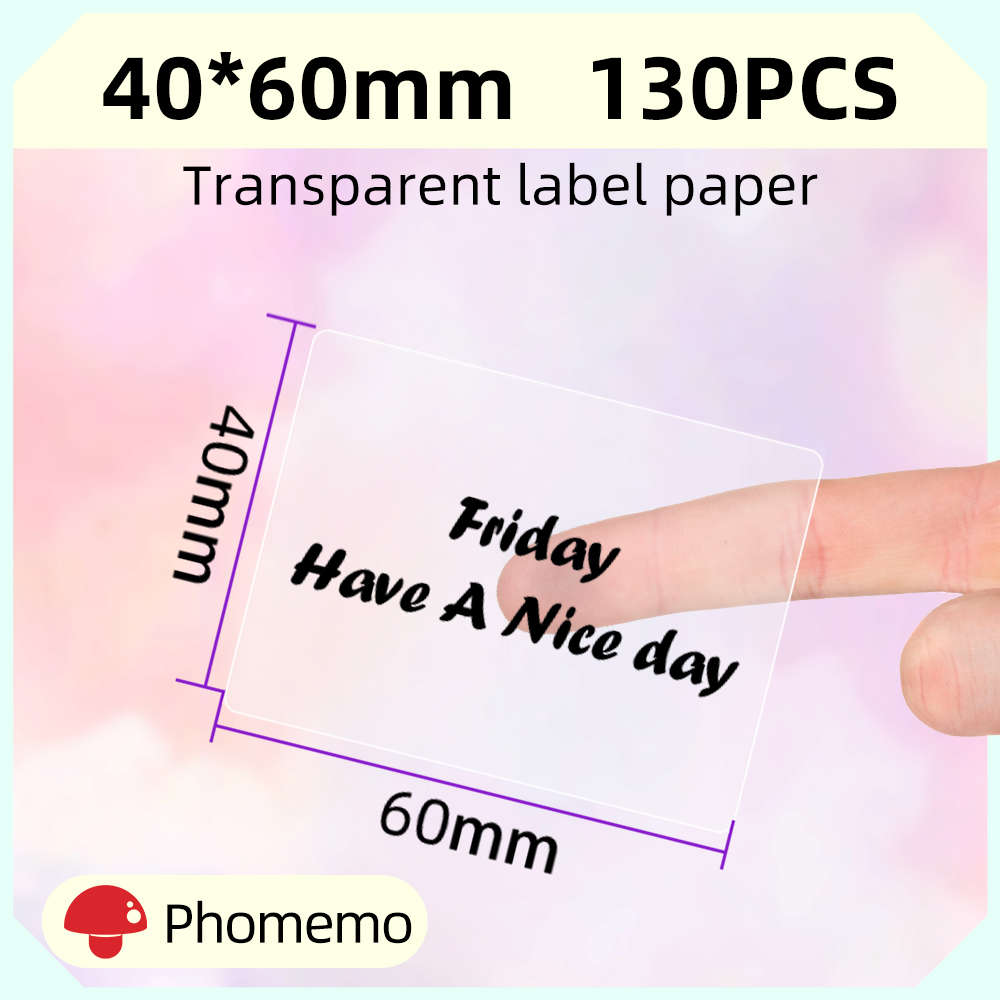 Phomemo Clear Transparent Squa - Label Maker Machine recensione e prezzo