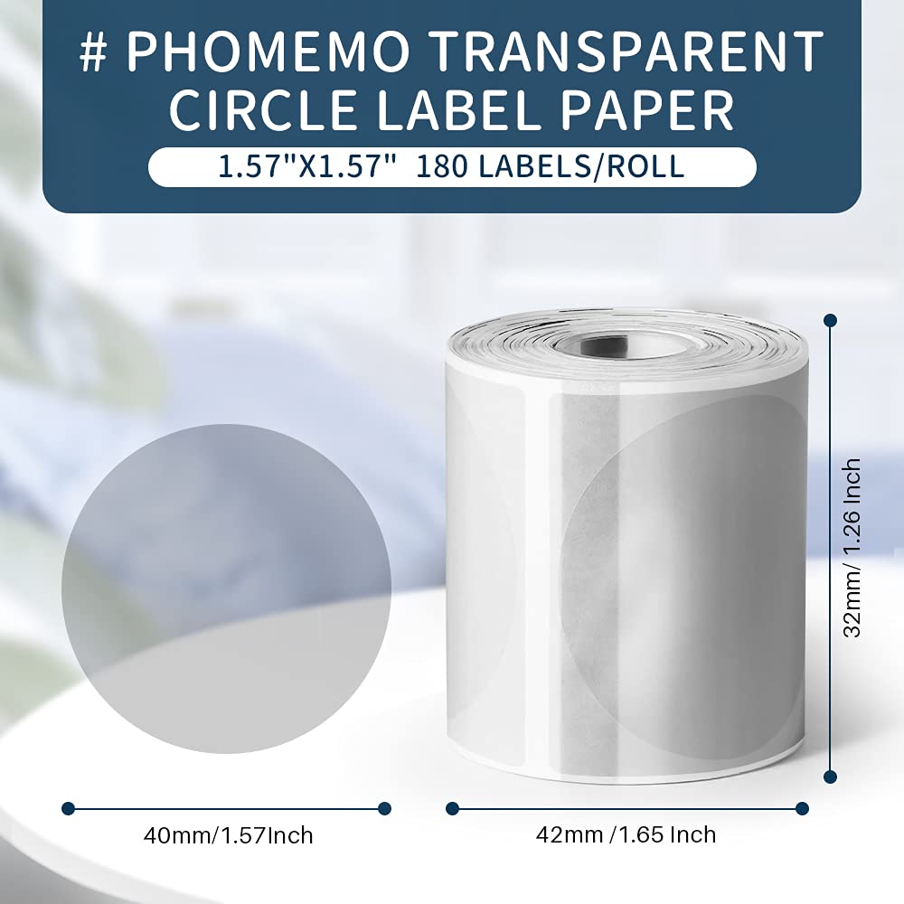 Phomemo Clear Transparent Squa - Label Maker Machine recensione e prezzo