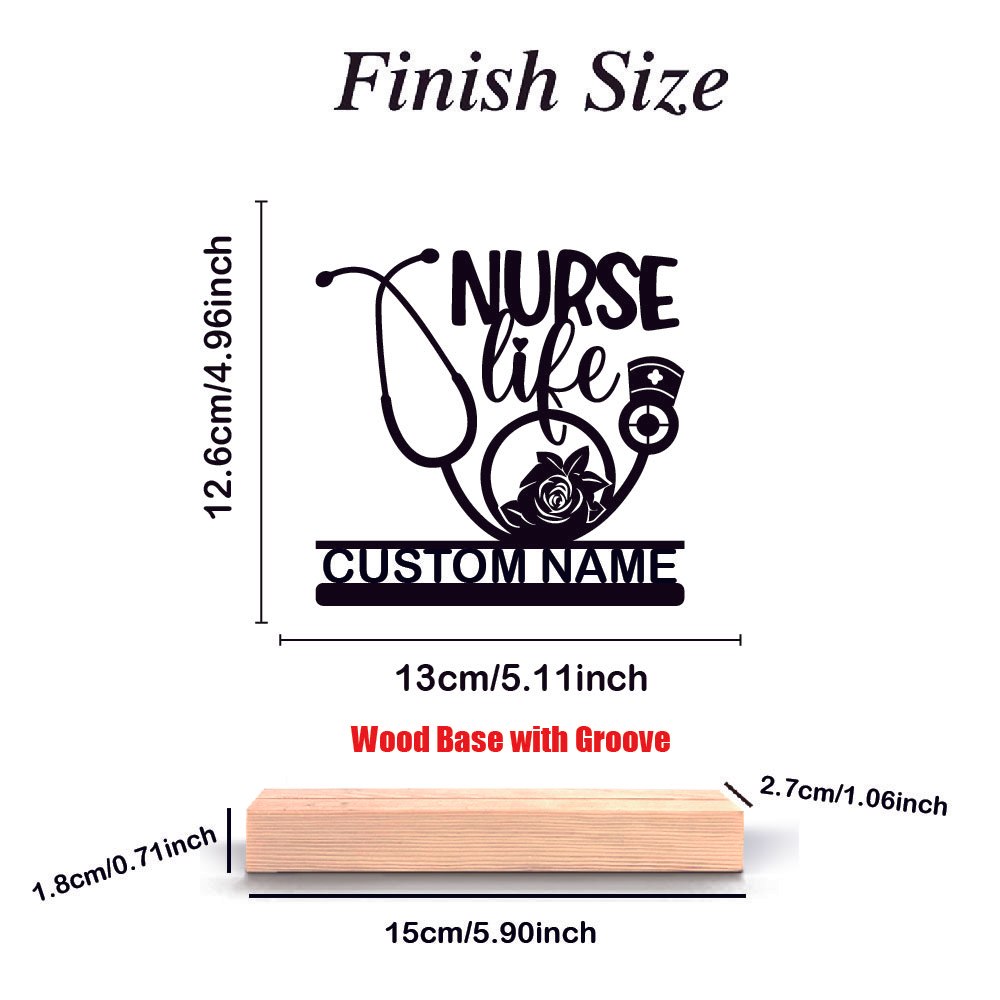 Personalized Nurse Metal Art D - Home Office Art recensione e prezzo