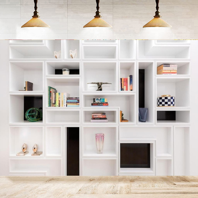 White Bookshelf Photography Ba - Home Office Zoom Background Free recensione e prezzo