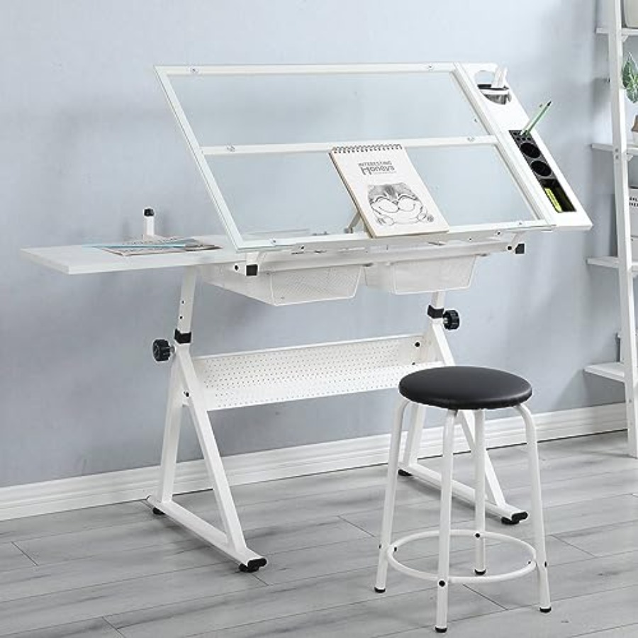 Drafting Table with Stool Mode - Home Office Art recensione e prezzo