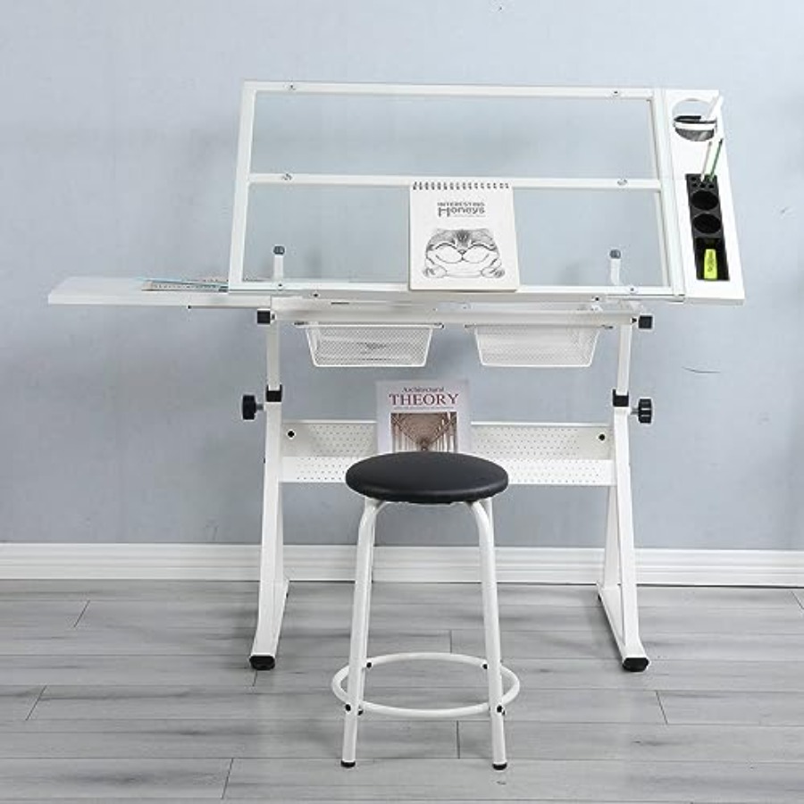 Drafting Table with Stool Mode - Home Office Art recensione e prezzo