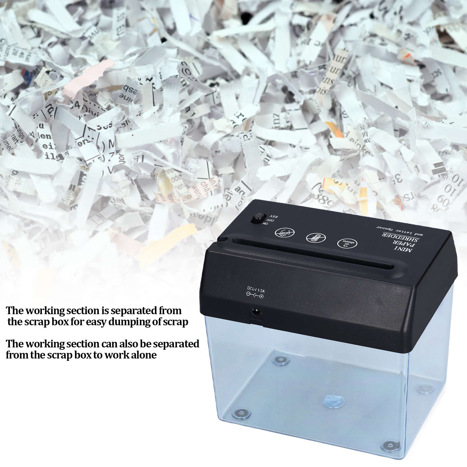 Mini Paper Shredder USB A6 Met - Paper Shredder Micro recensione e prezzo