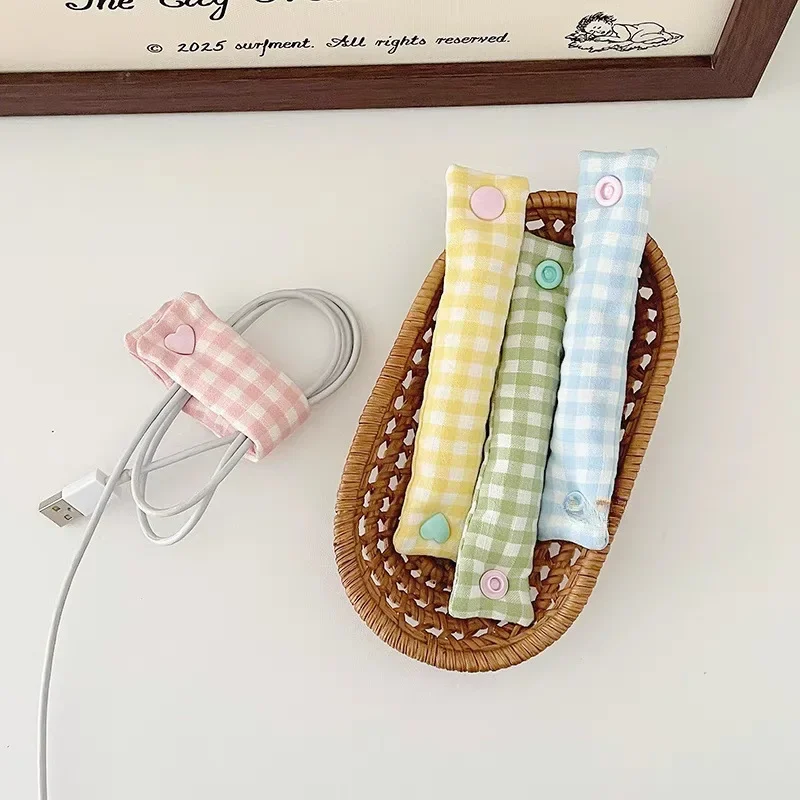 1PC Plaid Phone Cable Organize - Home Office Call Center recensione e prezzo