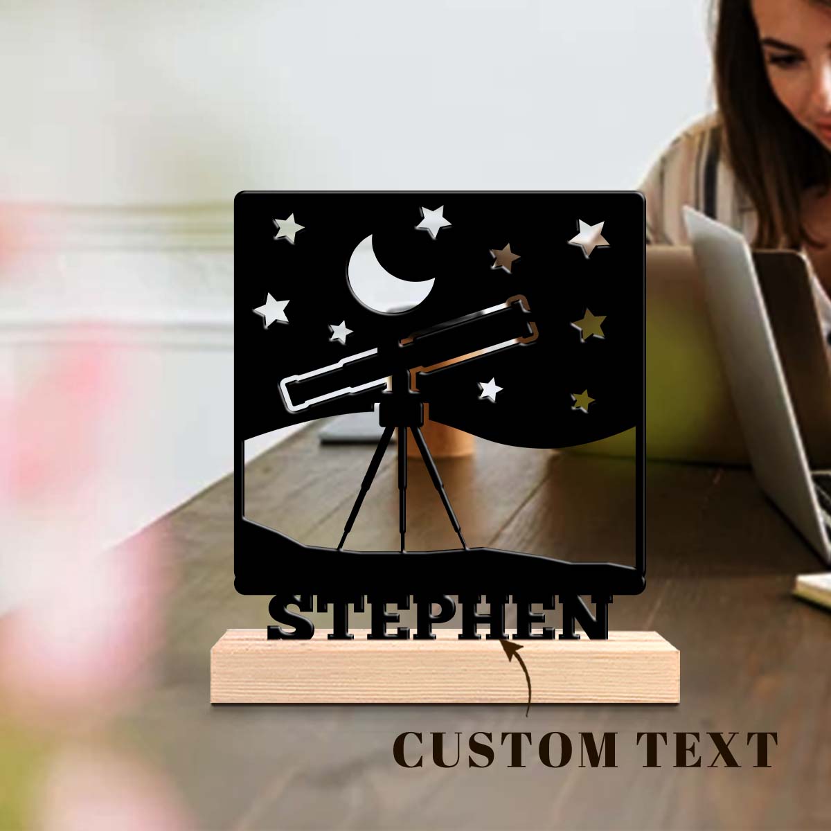 1Pc Csutom Telescope Starry Sk - Home Office Art recensione e prezzo