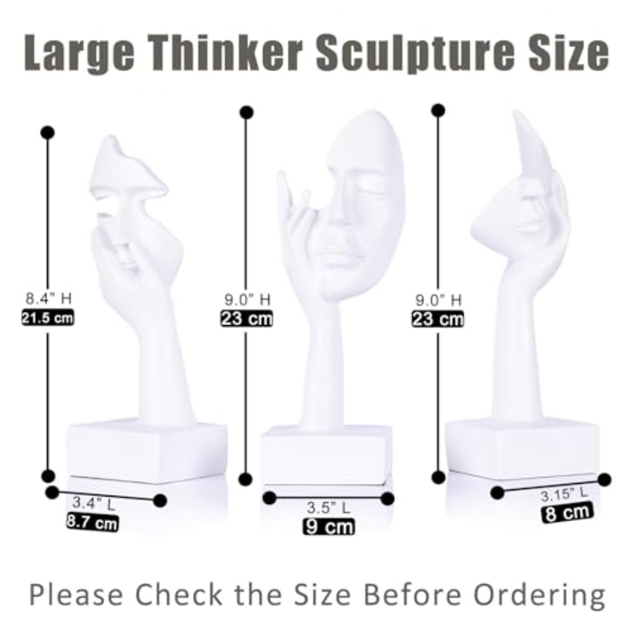 Thinker Large Statue Set - Art - Home Office Art recensione e prezzo